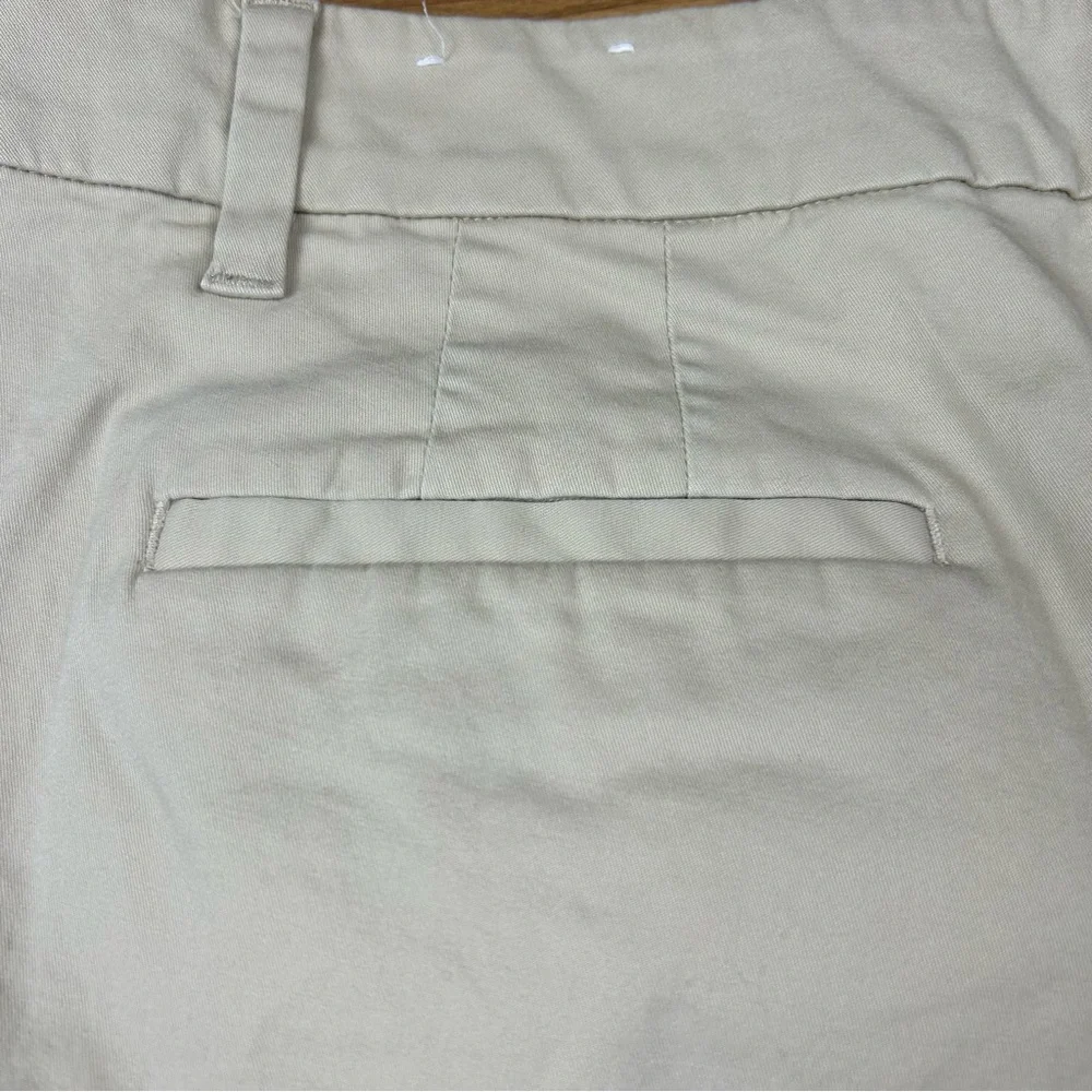 Talbots Perfect Short Tan Khaki Chino Shorts 6.5” Inseam - Size 16